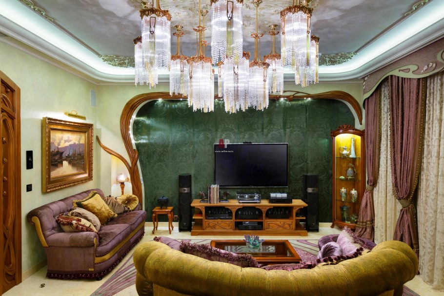 Стиль в интерьере ар деко и ар нуво