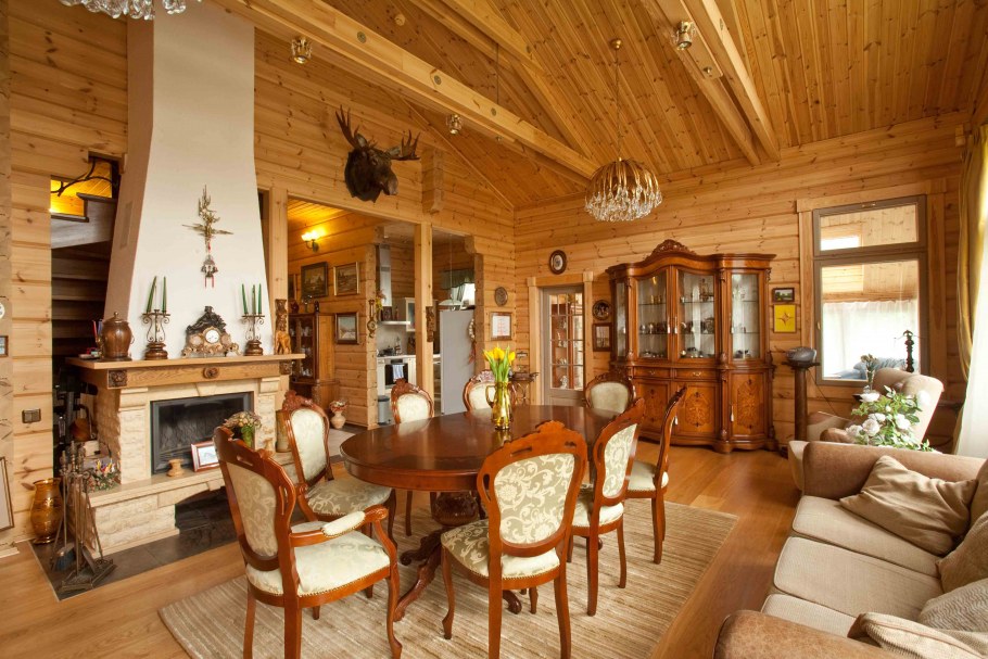 Финский дом Хонка интерьер