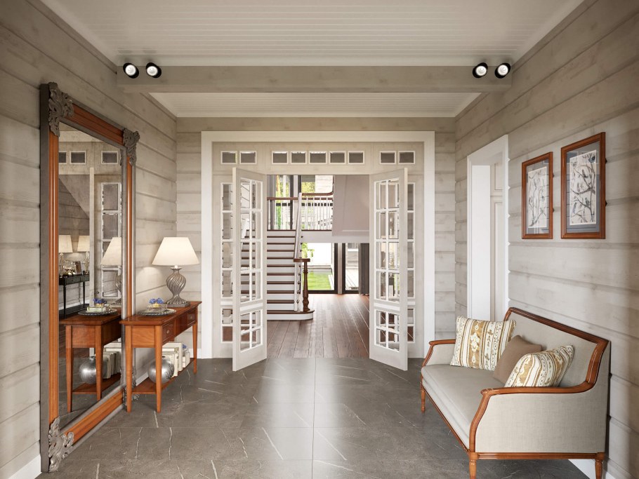 Загородный дом на Медном озере Honka 450м2 кухня