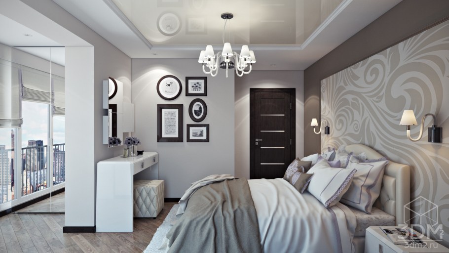 Интерьер детской в кофейных тонах