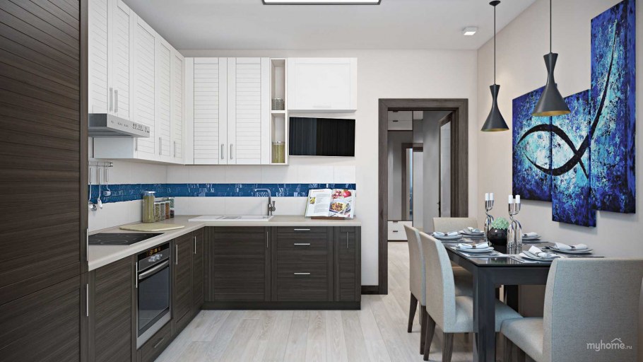 Угловая кухня в квартире