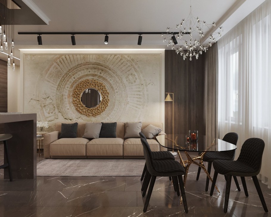 Интерьер с элементами арт деко