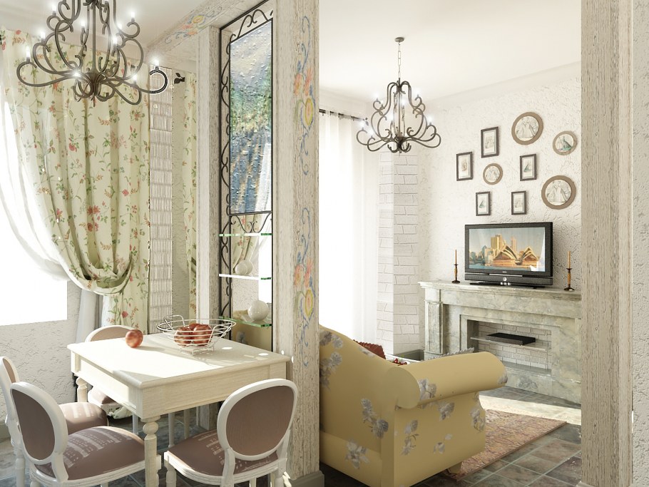 Малогабаритная квартира в стиле Прованс