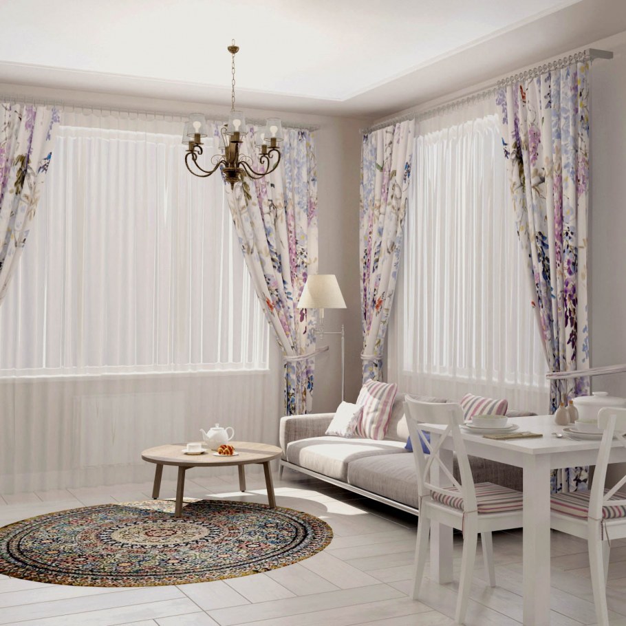 Интерьер двухкомнатной квартиры в стиле Прованс