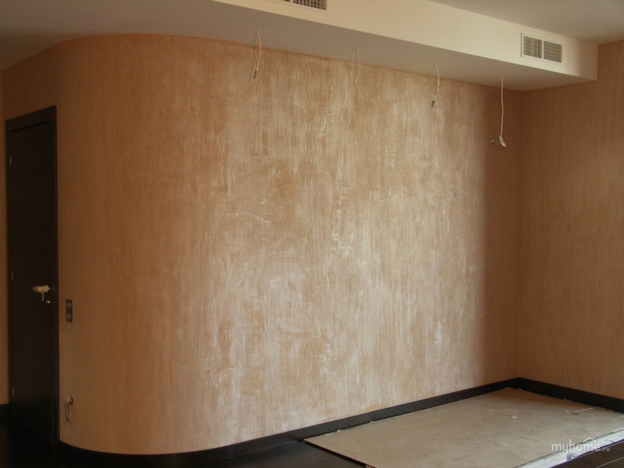 Декоративная штукатурка для стен в квартире