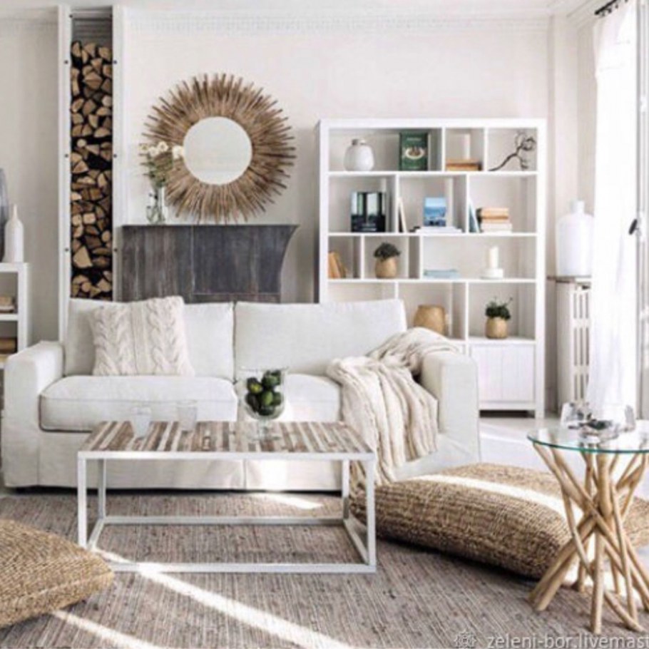 Сканди бохо интерьер