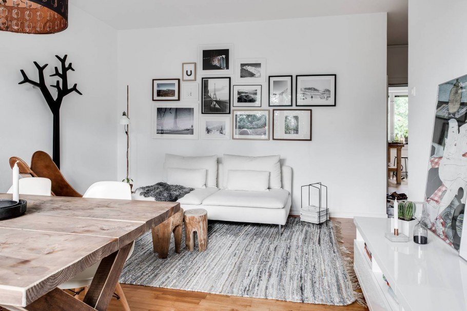 Сканди ретро интерьер