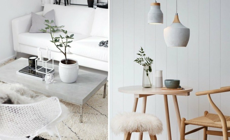 Скандинавский стиль с черными элементами