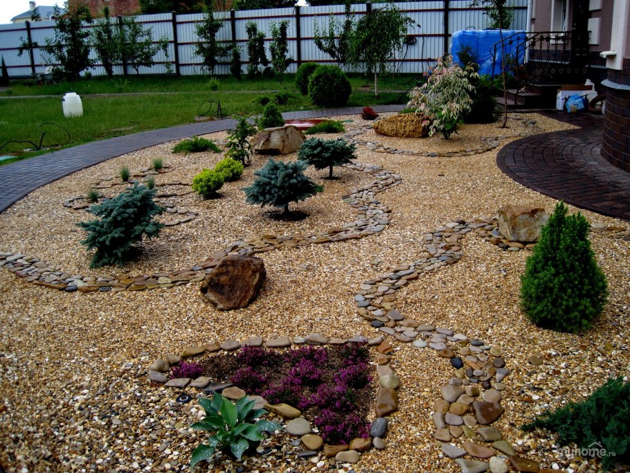 Рокарий отсыпка Вереск