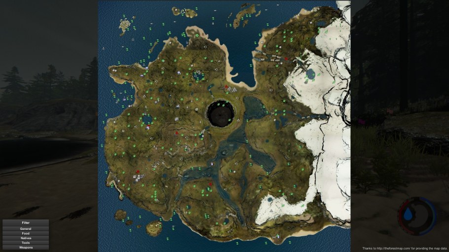 Карта игры Форест