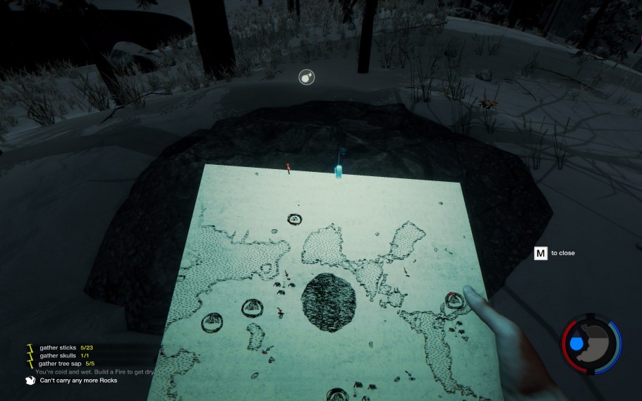 Кабина пилота the Forest на карте