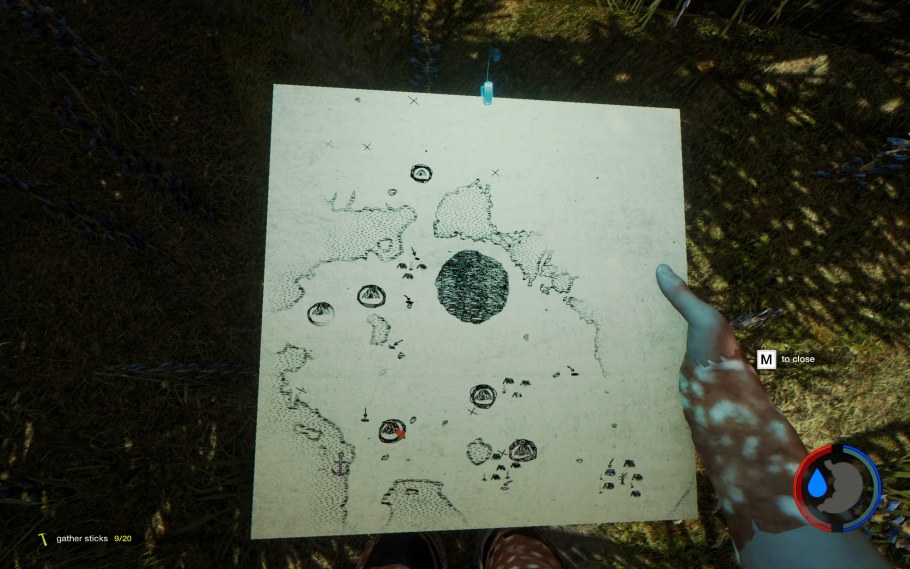 Пещера 1 Форест карта