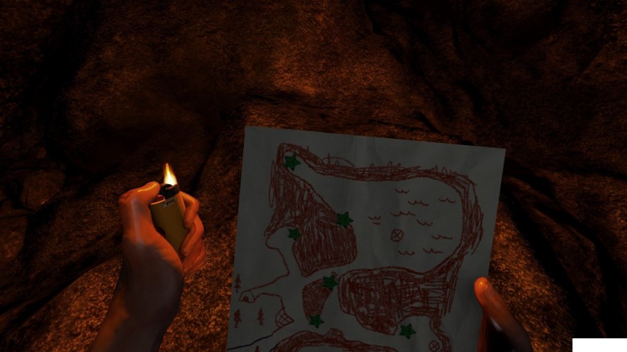 Карта зе Фореста с пещерами