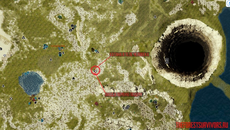 Карта сверху арт