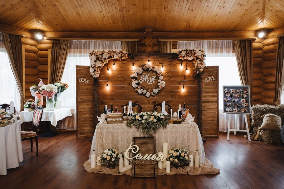 Свадьба в деревянном стиле
