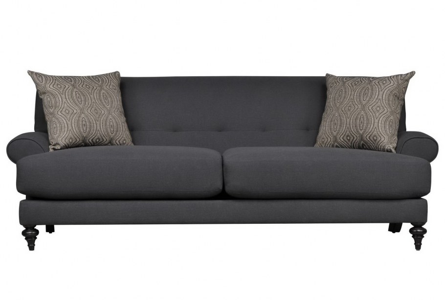 Диван прямой Бекер 2 Dark Grey