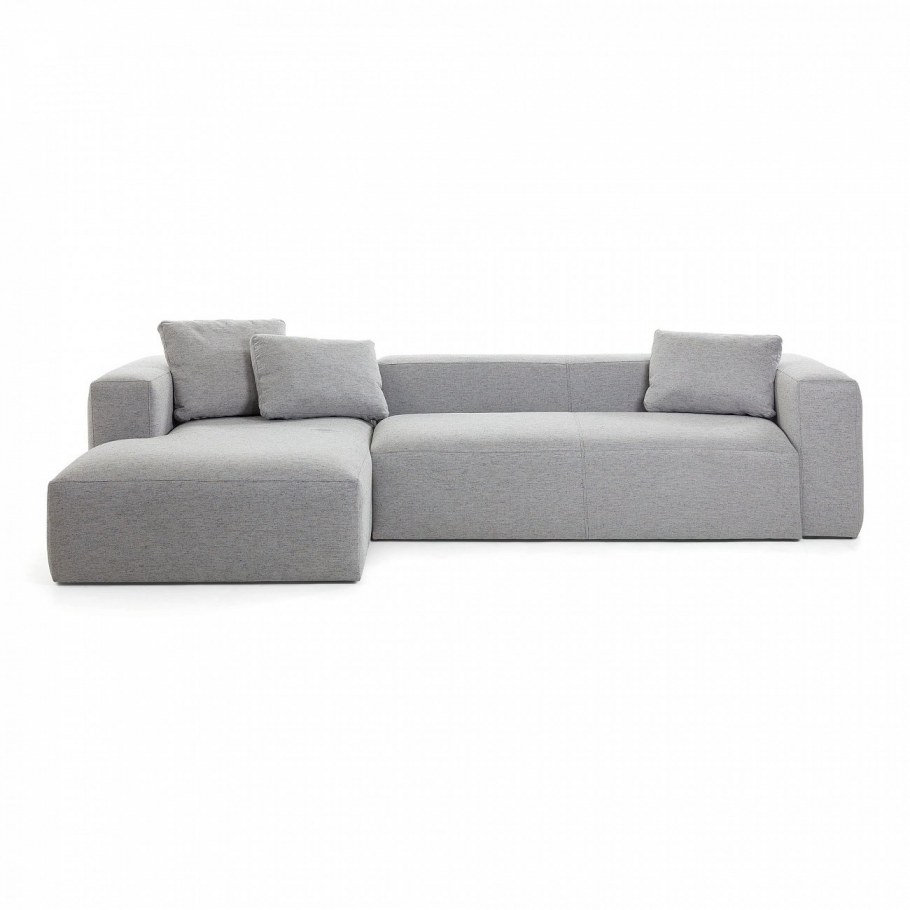 Диван-кровать угловой Юджин серого цвета артикул: IMR-1115930