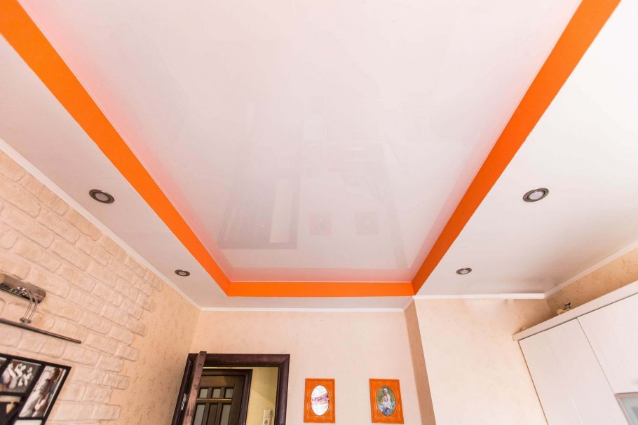 Натяжной потолок сложной формы