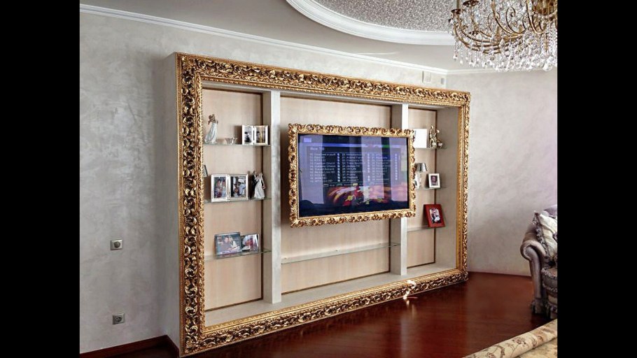 Декоративный багет в интерьере