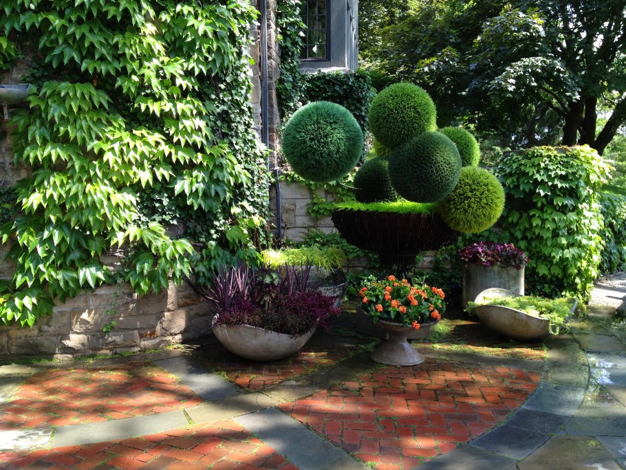 Красивые садовые композиции