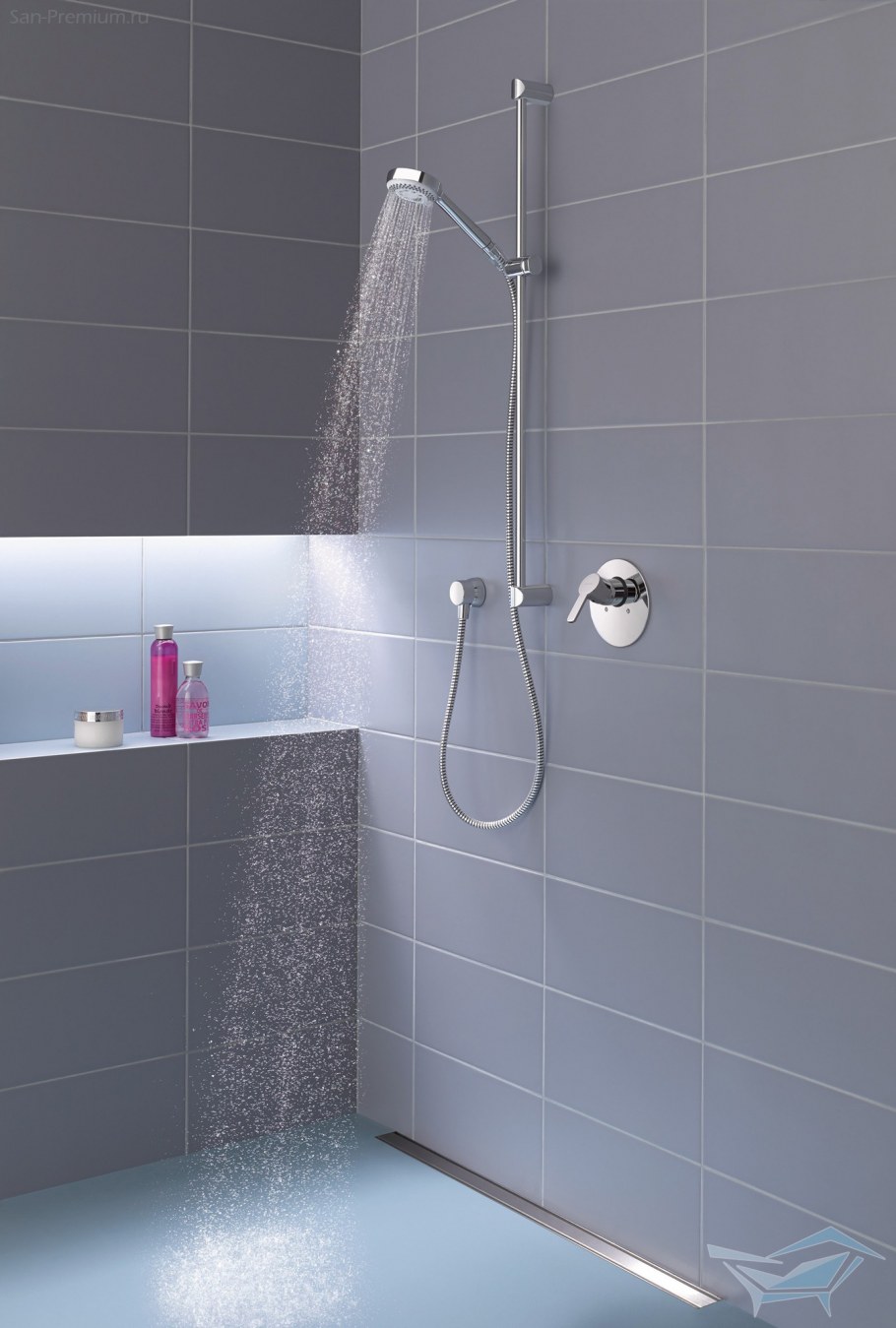 Душевой набор (гарнитур) Kludi logo 6819005-00 хром