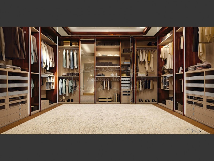 Гардеробные в современном стиле