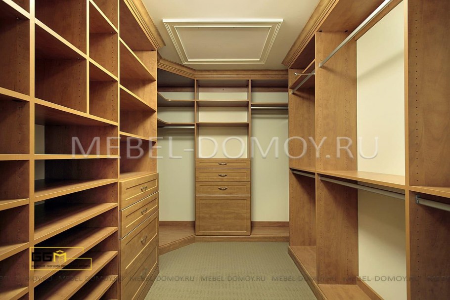 Модульная гардеробная система Дели