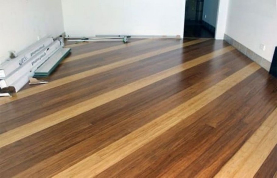 Настил ламината по диагонали