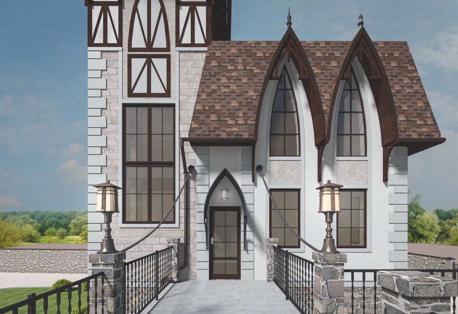 Викторианская архитектура неоготика Лондон