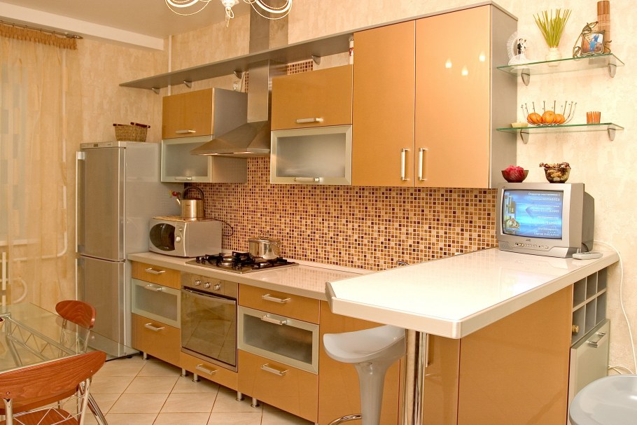 Интерьер кухни эконом