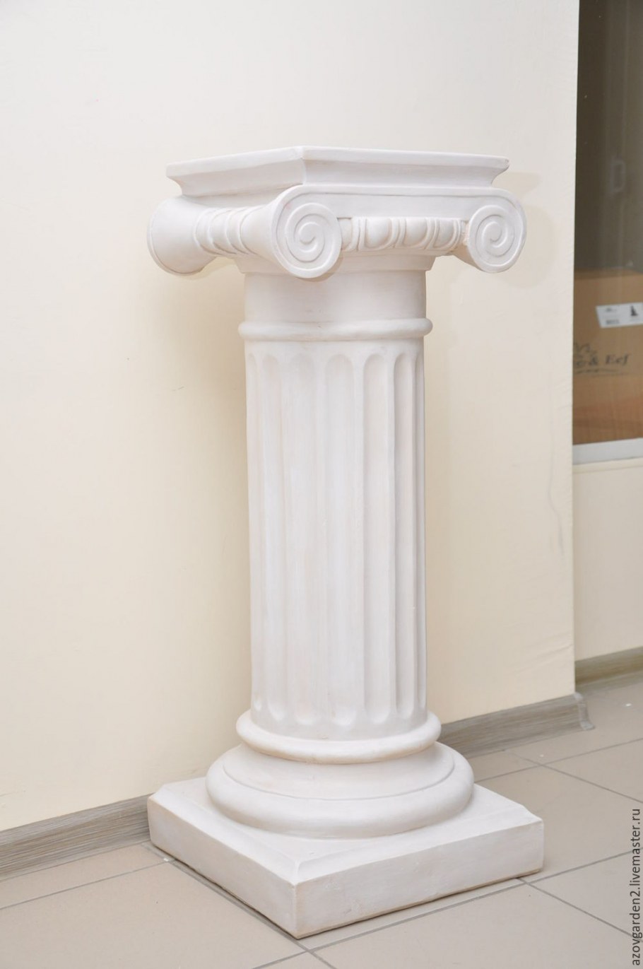 Подставка напольная колонна Акрополь бронза 75 см