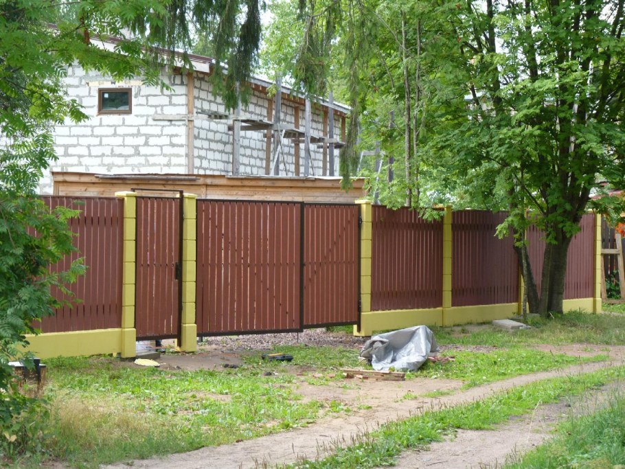 Забор под ключ