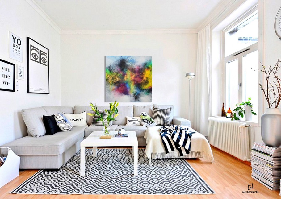 Роспись стен в скандинавском стиле