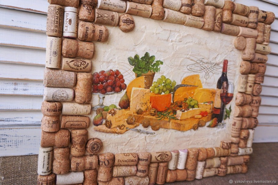 Коврик из пробок от вина