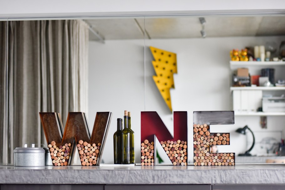 Доска из винных пробок