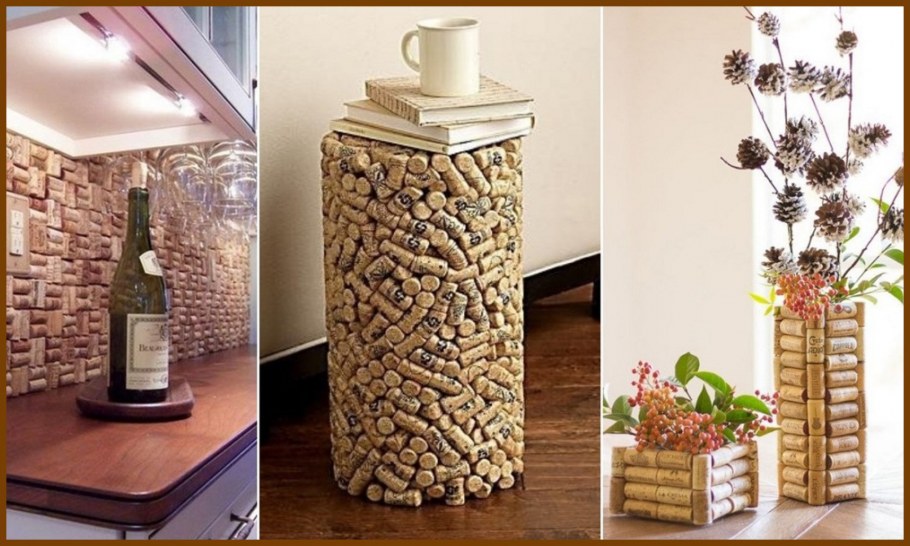 Панно из пробок от шампанского