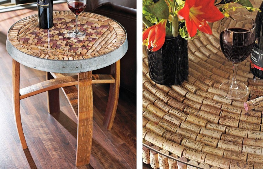 Декор из винных пробок