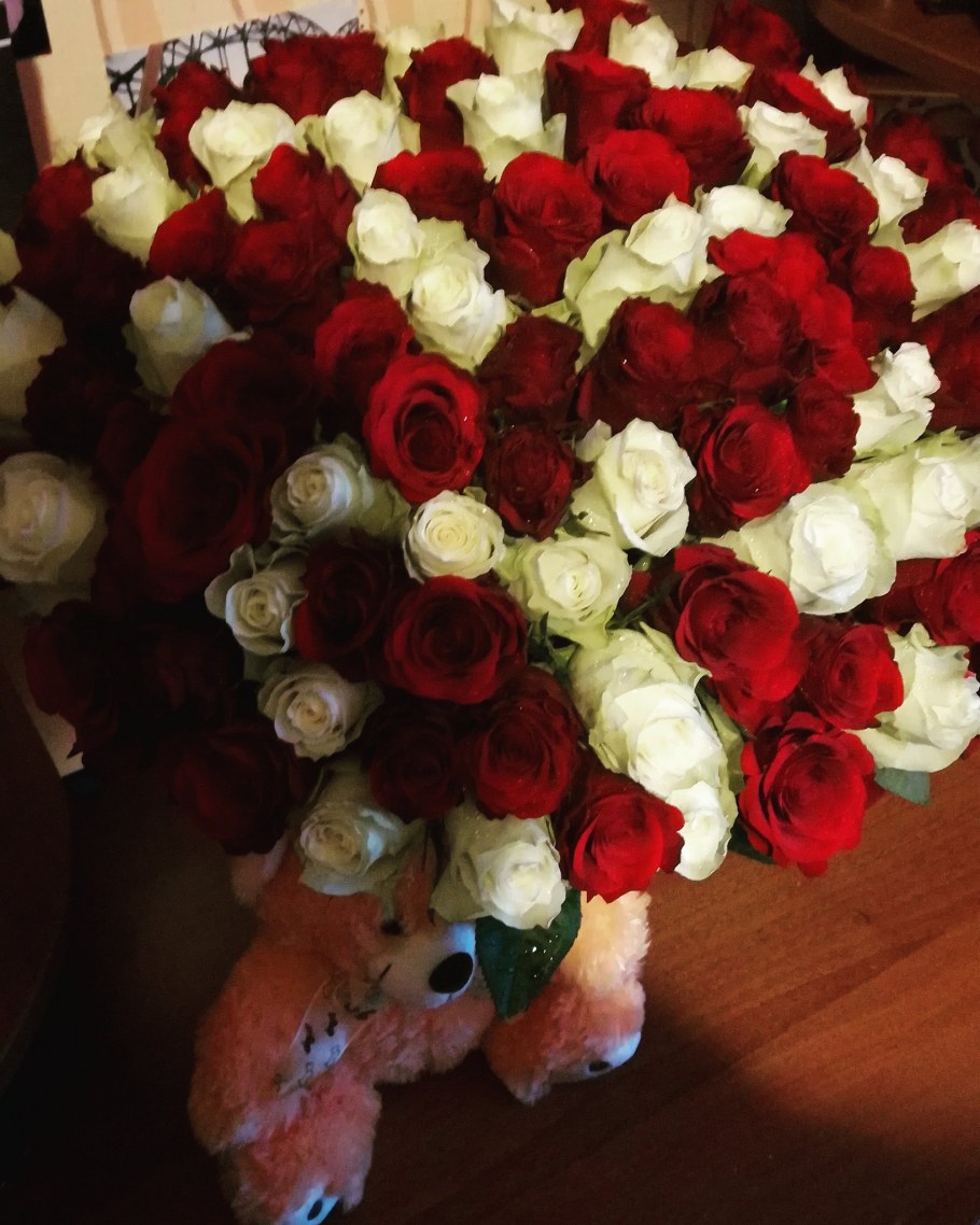 Шикарный букет от любимого