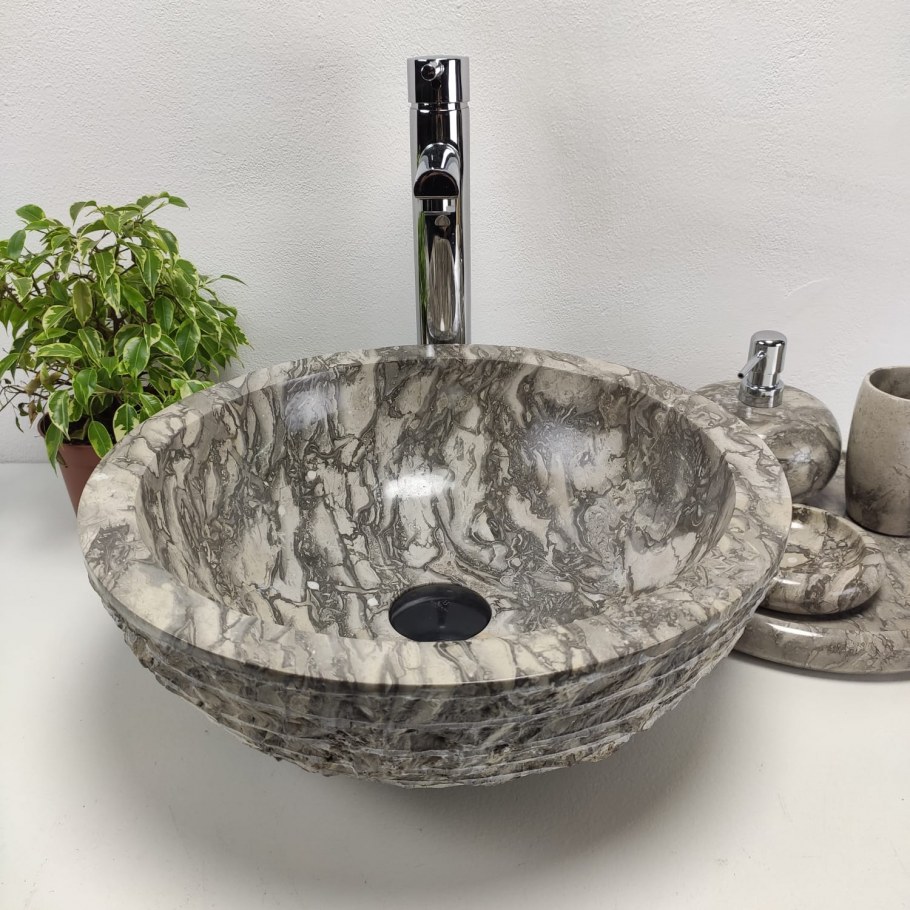 Мраморная раковина для ванной