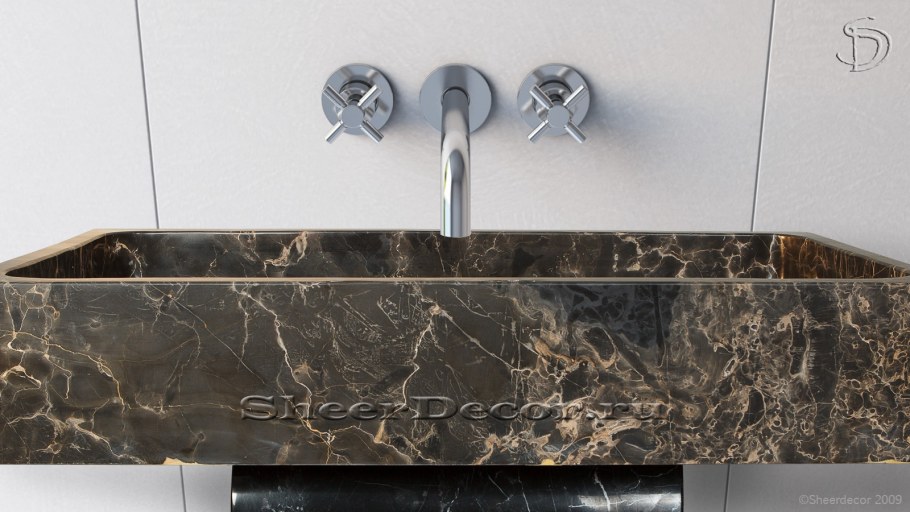 Раковина накладная под мрамор