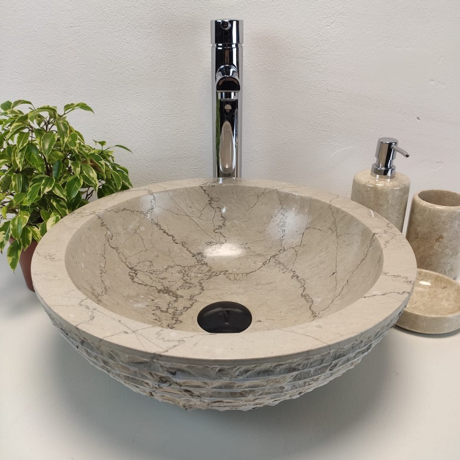 Мраморная раковина для ванной