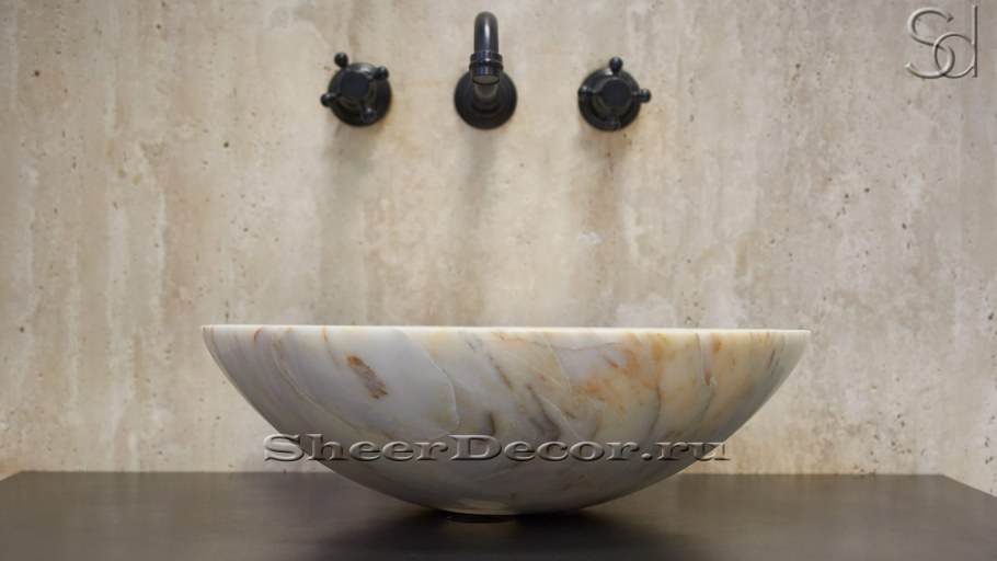 Раковина 52 см natural Stone Erozy Sulawesi
