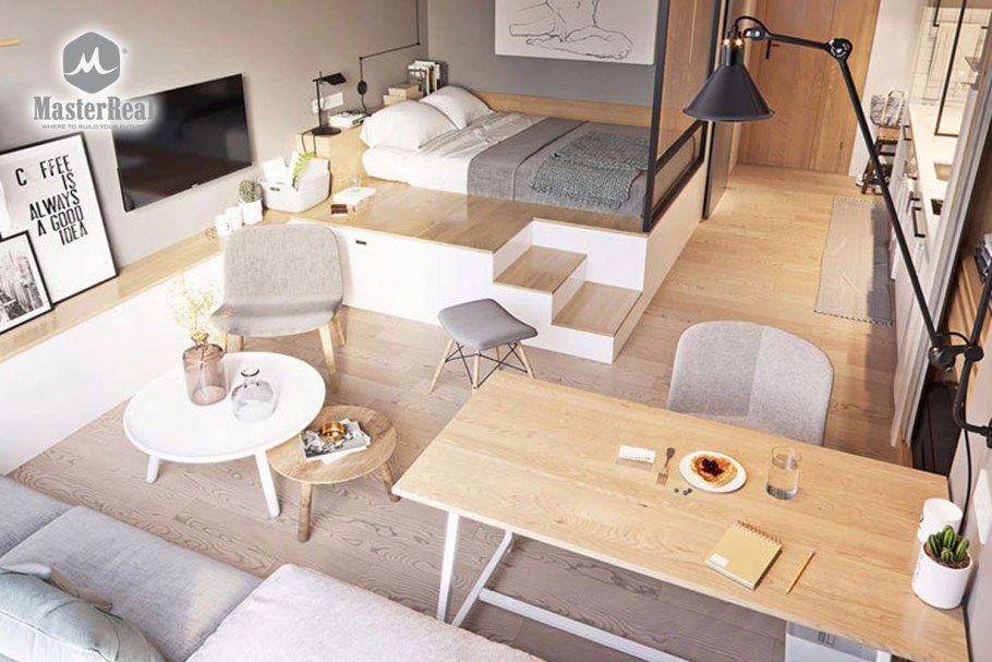 Модный интерьер однокомнатной квартиры