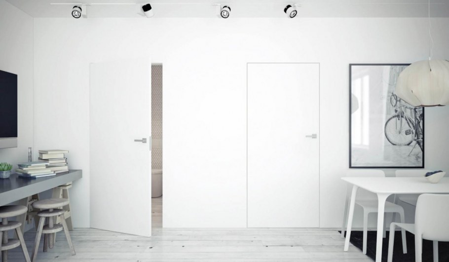 Встроенные межкомнатные двери Sofia Invisible