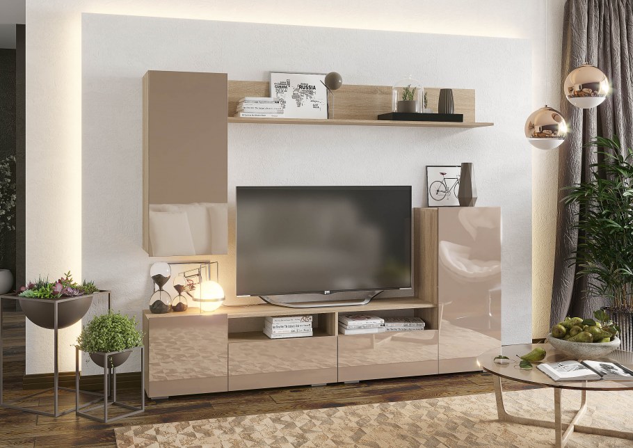 Гостиная Лия дуб сонома