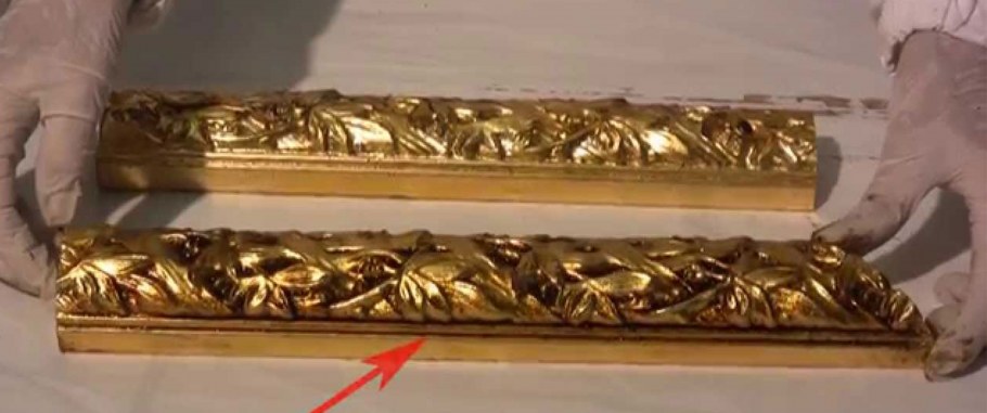 Багетная Золотая краска