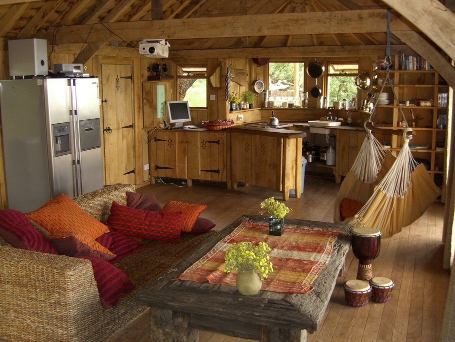 Небольшой уютный домик интерьер