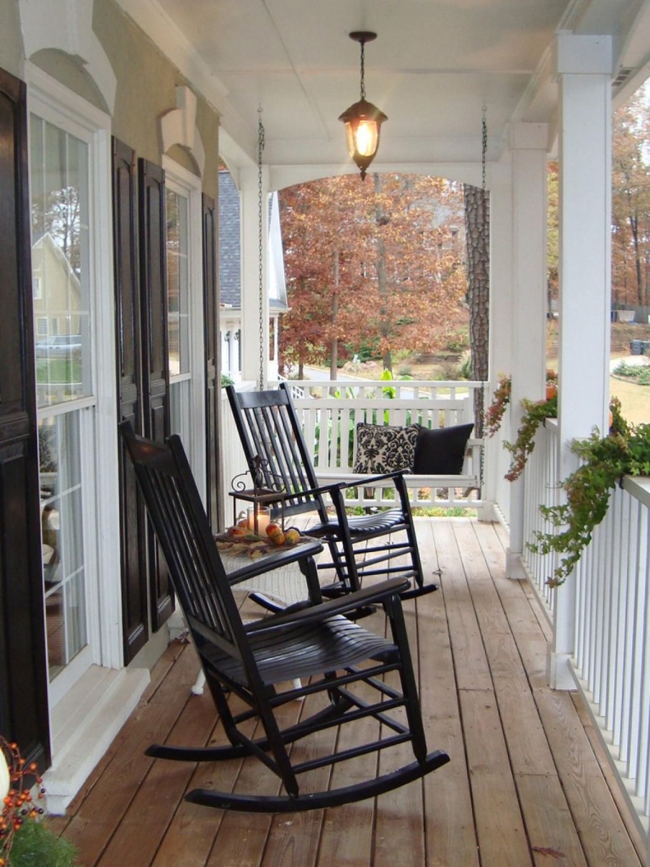 Узкая веранда