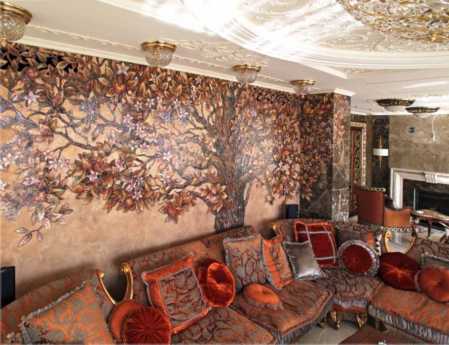 Мозаичное панно на стену