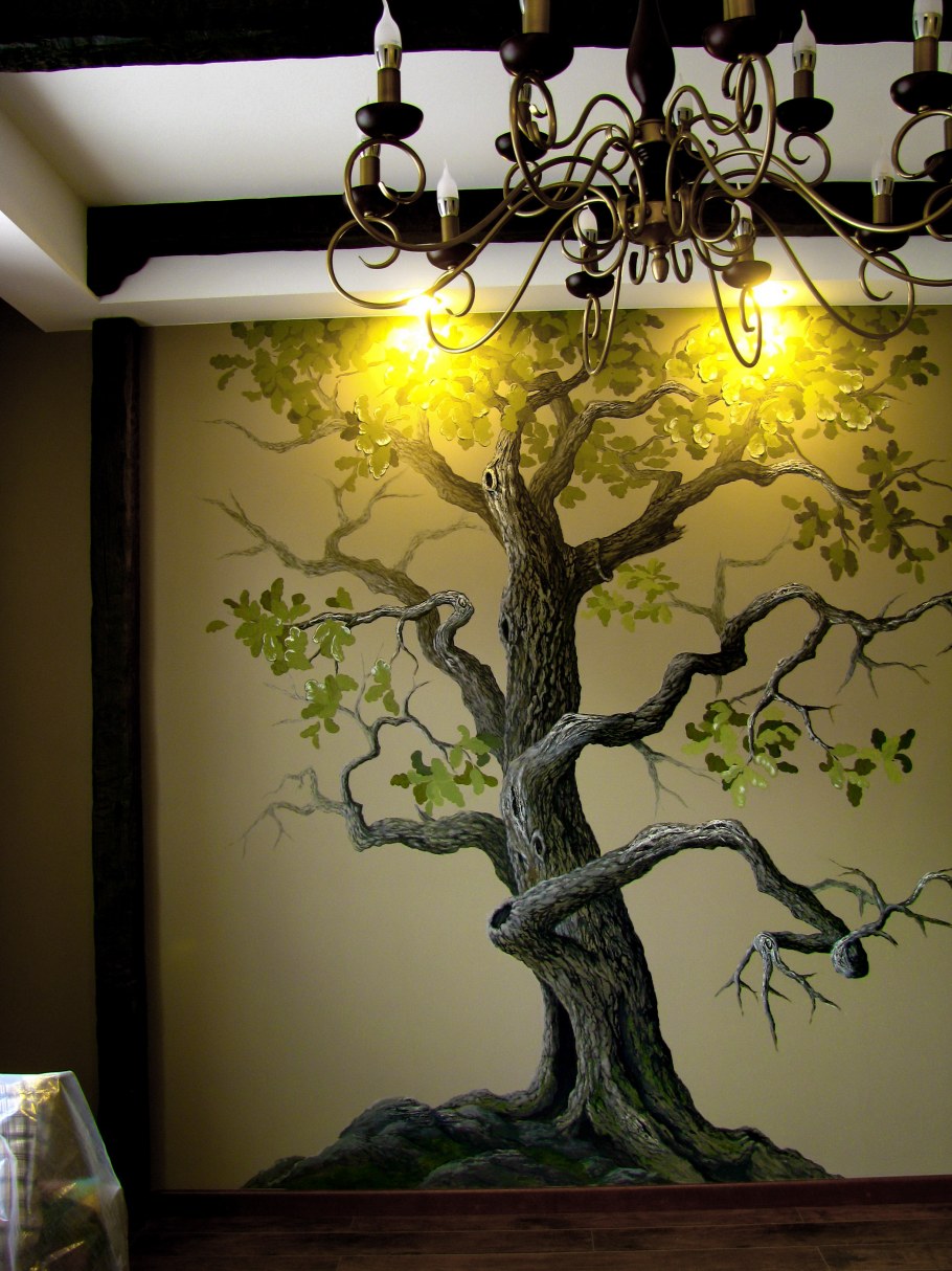 Декоративное дерево на стену